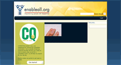 Desktop Screenshot of enableall.org