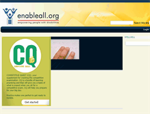 Tablet Screenshot of enableall.org